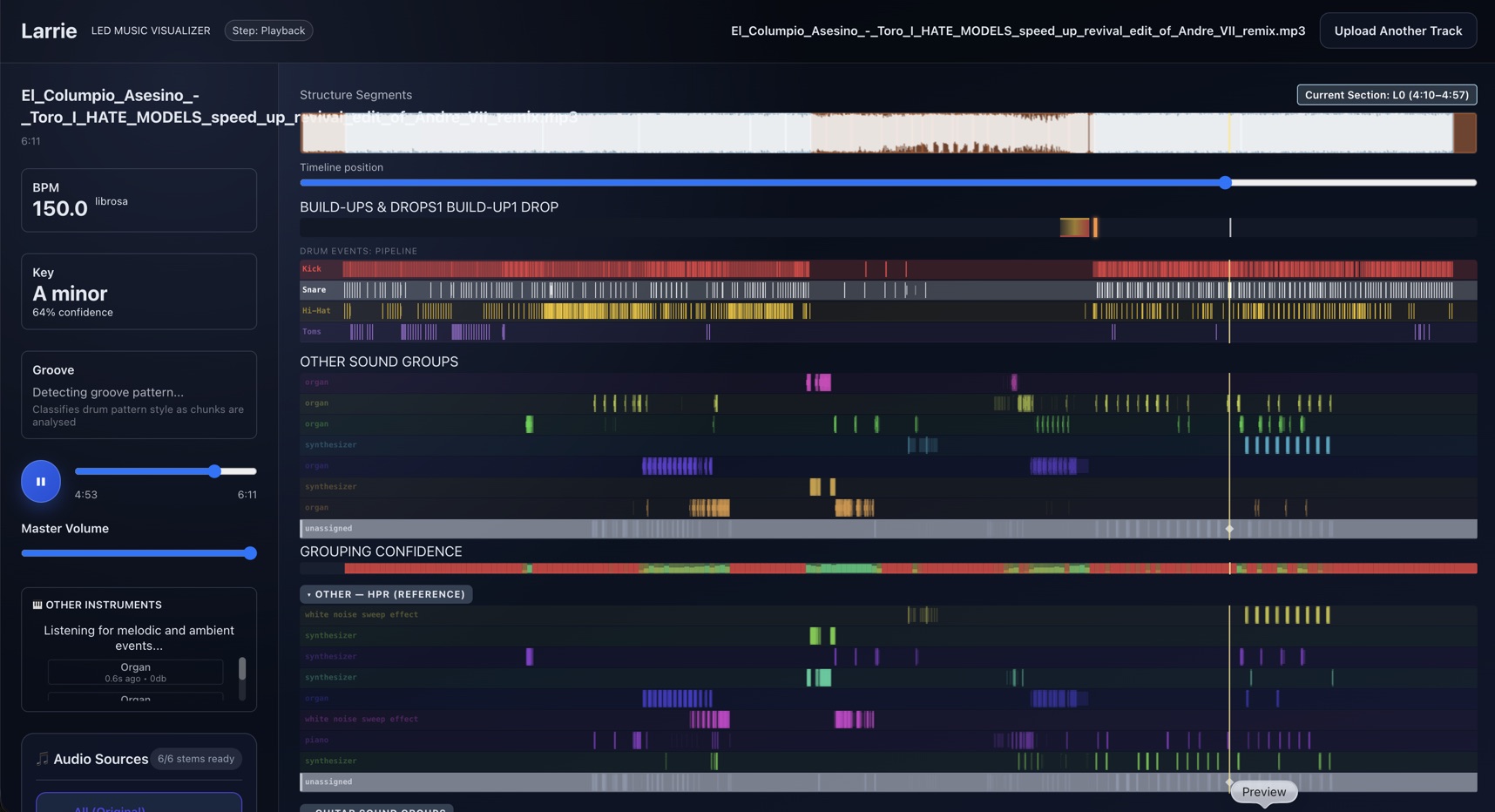 Playback screen
